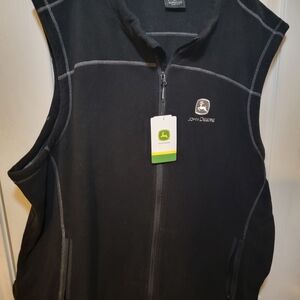 John Deere Black Vest